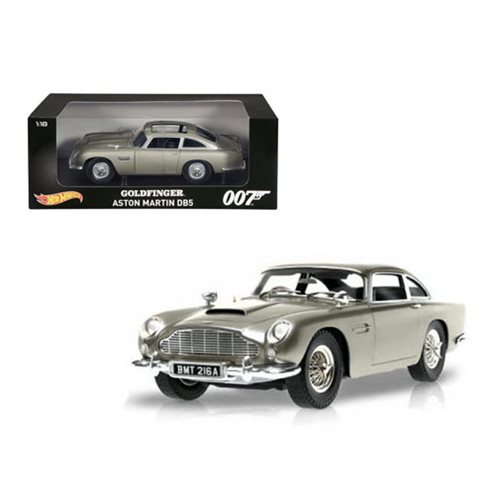 James Bond Goldfinger Aston Martin DB5 1:18 Scale Hot Wheels Heritage Die-Cast Vehicle